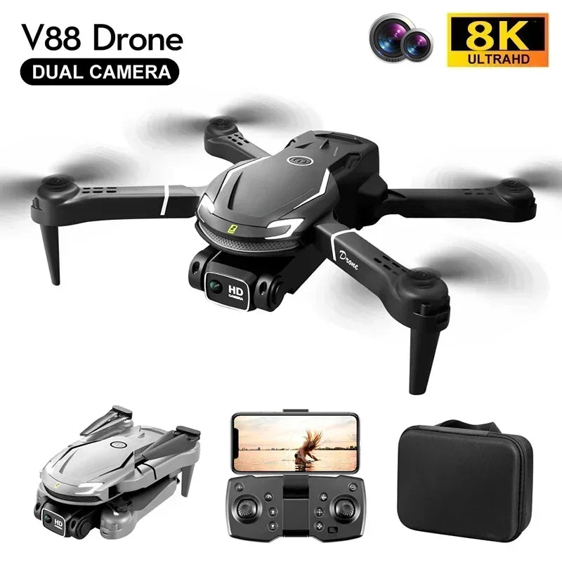 Drone V88 télécommandé avec caméra 4K